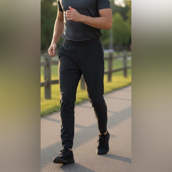 Lululemon ABC/Commission Pants Warpstreme Olive Green/Sage Mesh Waist/Thighs, M - Picture 1 of 9